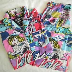 Y2K Vintage Victoria's Secret Small XS cotton flannel pajamas